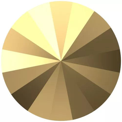 Cabochon PureCrystal 1122 Rivoli 12 mm - Crystal Aurum x1