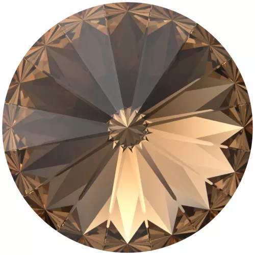 Cabochon PureCrystal 1122 Rivoli 14 mm - Reinvented Light Smoked Topaz x1