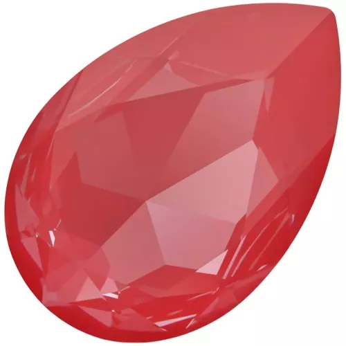 Cabochon PureCrystal 4327 30x20 mm - Crystal Poppy Red Ignite x1