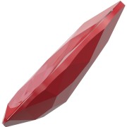 Cabochon PureCrystal 4327 30x20 mm - Crystal Poppy Red Ignite x1