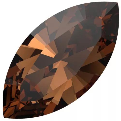 PureCrystal 4228 10x5 mm navette - Reinvented Smoked Topaz x1