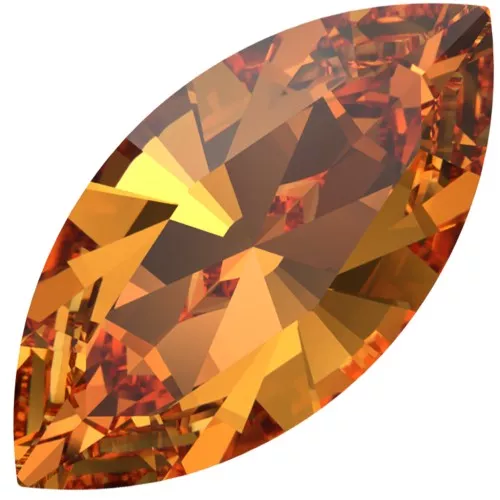 PureCrystal 4228 10x5 mm navette - Dark Orange x1