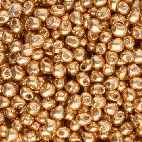 Miyuki Mini Drops 2.8 mm DP28-1053 - Galvanized Yellow Gold x8g
