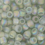 Toho Seed beads 11/0 TO11R176AF - Tr. Rainbow Frosted Bk Diamond x8g|raw }}