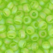 Toho Seed beads 11/0 TO11R164F - Trans. Rainbow Frost. Lime Green x8g|raw }}