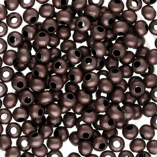 Metal seed beads 8/0 antique copper x10g