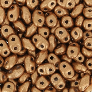 MiniDuo 2x4 mm Light Copper Satin x10g