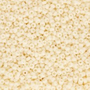 Seed beads Miyuki 15/0 492 - Opaque Dark Cream x8g