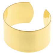 brass bracelet base 20x150mm fine Gold plated x1|raw }}