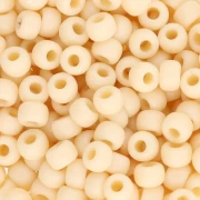 Seed beads Miyuki 6/0 492 - Opaque Dark Cream x8g