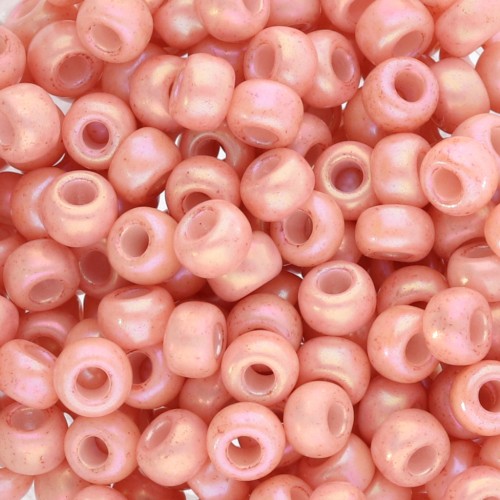 Seed beads Miyuki 6/0 596 - Opaque Tea Rose Luster x8g