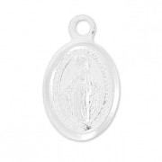 Sterling Silver 925 virgin charm 11x7 mm in 925 Silver x1