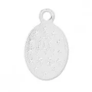 Sterling Silver 925 virgin charm 11x7 mm in 925 Silver x1