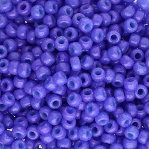 Seed beads Miyuki 8/0 1477 - Dyed Opaque Bright Purple x8g