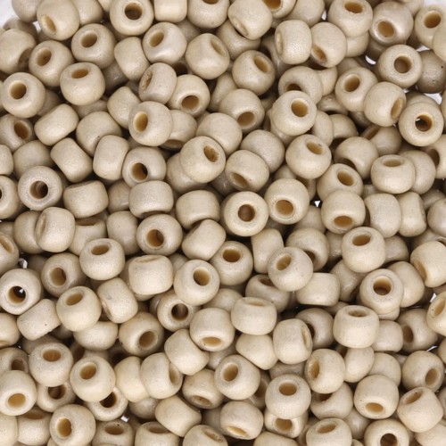 Seed beads Miyuki Duracoat 8/0 4201F - Galvanized Silver Mat x8g