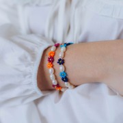 Seed beads Miyuki Duracoat 8/0 4233 - Silver Lined Dyed Rose Gold x8g