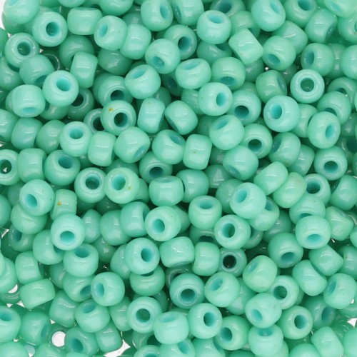 Seed beads Miyuki Duracoat 8/0 4475 - Dyed Opaque Sea Opal x8g