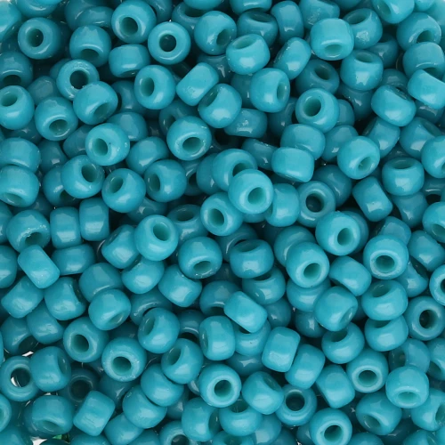 Seed beads Miyuki Duracoat 8/0 4483 - Dyed Opaque Azure x8g