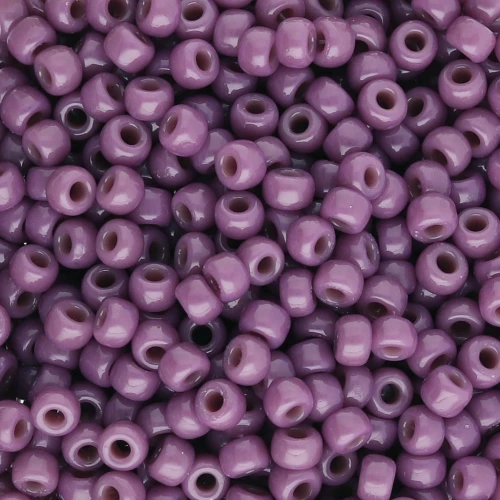 Seed beads Miyuki Duracoat 8/0 4489 - Dyed Opaque Dark Orchid x8g