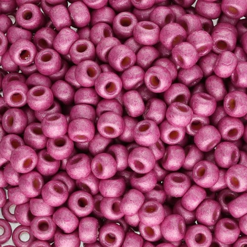 Seed beads Miyuki Duracoat 8/0 4210F - Hot Pink Galvanized Mat x8g