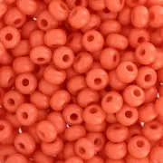 Preciosa Seed beads 6/0 4 mm - Terra Intensive - Orange Mat x20g