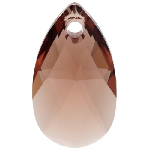 Teardrop PureCrystal 6106 16 mm - Reinvented Light Smoked Topaz x1