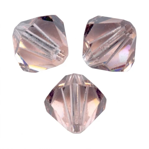 PureCrystal 5328 Crystal Bicones 4mm Vintage Rose x50