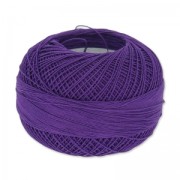 cotton yarn Lizbeth size 40 Dark Purple n°633 x274m