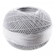 cotton yarn Lizbeth size 80 Silver n°605 x168m