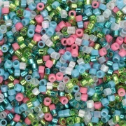Crystal - Mix Miyuki Delica 11/0 - Celestial Garden x8g Mix Miyuki Delica 11/0 - Celestial Garden x8g
