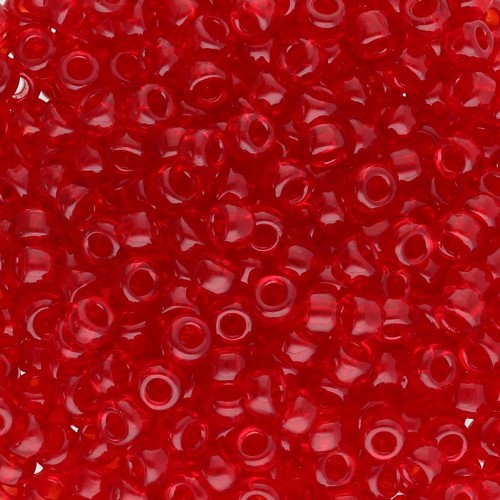 Seed beads Miyuki 8/0 141 - Transparent Ruby x8g