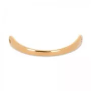 Metal spacer half bracelet 45.5x7mm rose gold tone x1