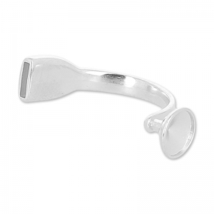 Metal spacer half bracelet for Rivoli 1122 12 mm Antique Silver Plating x1