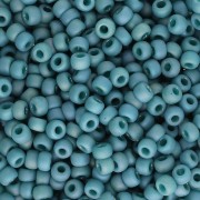 Seed beads Miyuki 8/0 4702 - Opaque Glazed Peacock AB Mat x8g|raw }}