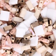 Miyuki Beads Mix - Quarter - Half and Tila Beads - Horizon x10g|raw }}