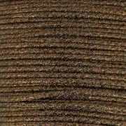 Metallic synthetic cord 1mm Bronze x 1 m