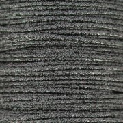 Metallic synthetic cord 1mm Grey Anthracite x 1 m