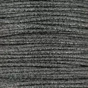Metallic synthetic cord 1mm Grey Anthracite x 1 m