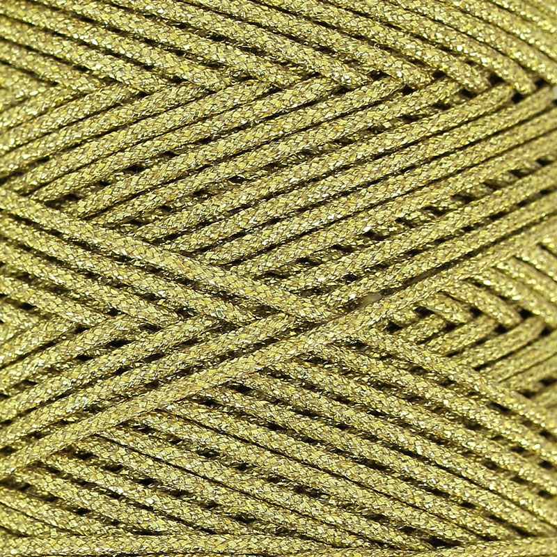 Sticky synthetic waxed cord 1mm gold tone x 1 m Perles & Co