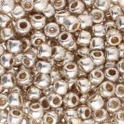 Seed beads Toho 6/0 TO6RPF558 - PF Galvanized Aluminum x8g