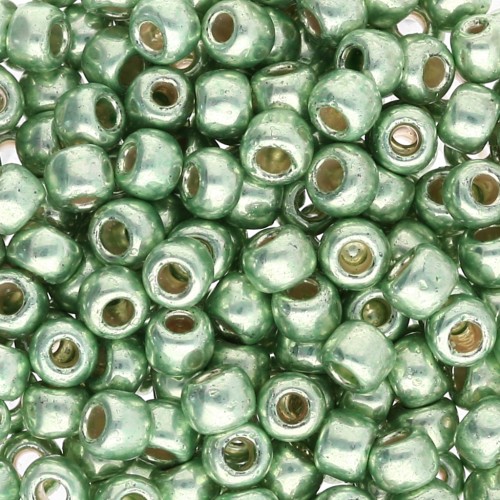 Seed beads Toho 6/0 TO6RPF560 - PF Galvanized Sea Foam x8g