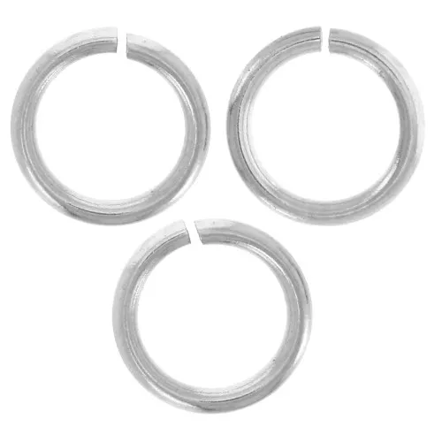 5x0.7mm 316L stainless steel Open rings x25