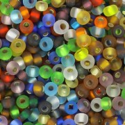 Preciosa Seed beads 9/0 2.5 mm - Mix Silver Lined Mat x10g|raw }}