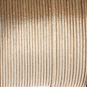Half round hammered copper wire 0.81mm semi hard - Gold anti-tarnish x13.7m