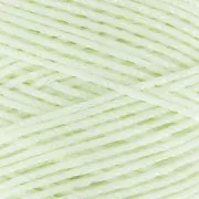 Sticky synthetic waxed cord 1mm Ivory/silver tone x 1 m