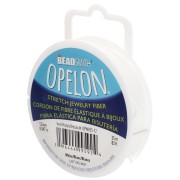 Opelon 1.2 mm elastic fiber thread - White x25m