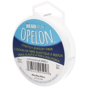 Opelon 0.4 mm elastic fiber wire - White x25m