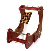 Adjustable wooden bead loom x1