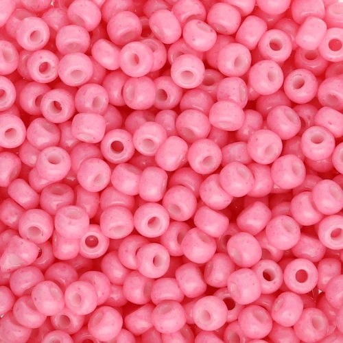 Seed beads Miyuki Duracoat 8/0 4467 - Dyed Opaque Carnation x8g