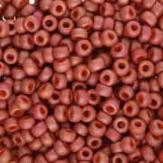 Seed beads Miyuki 8/0 4695 - Opaque Glazed Carnelian AB Mat x8g